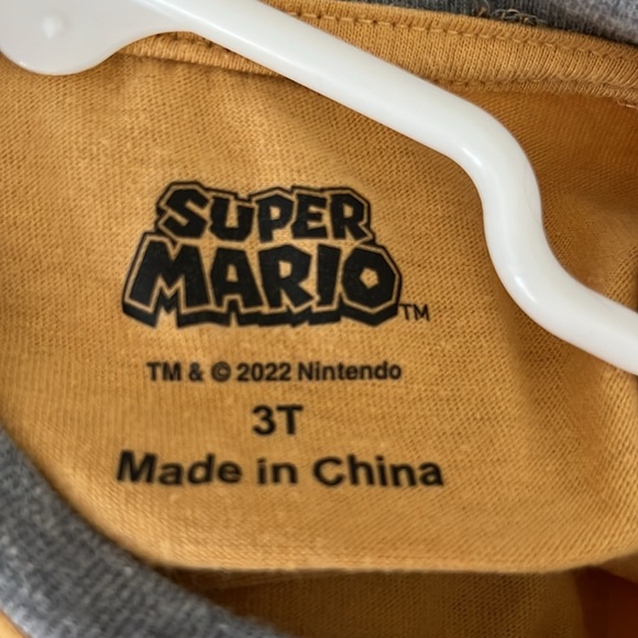 Boys Size 3T Super Mario Short Sleeve Shirt - Picture 3 of 3